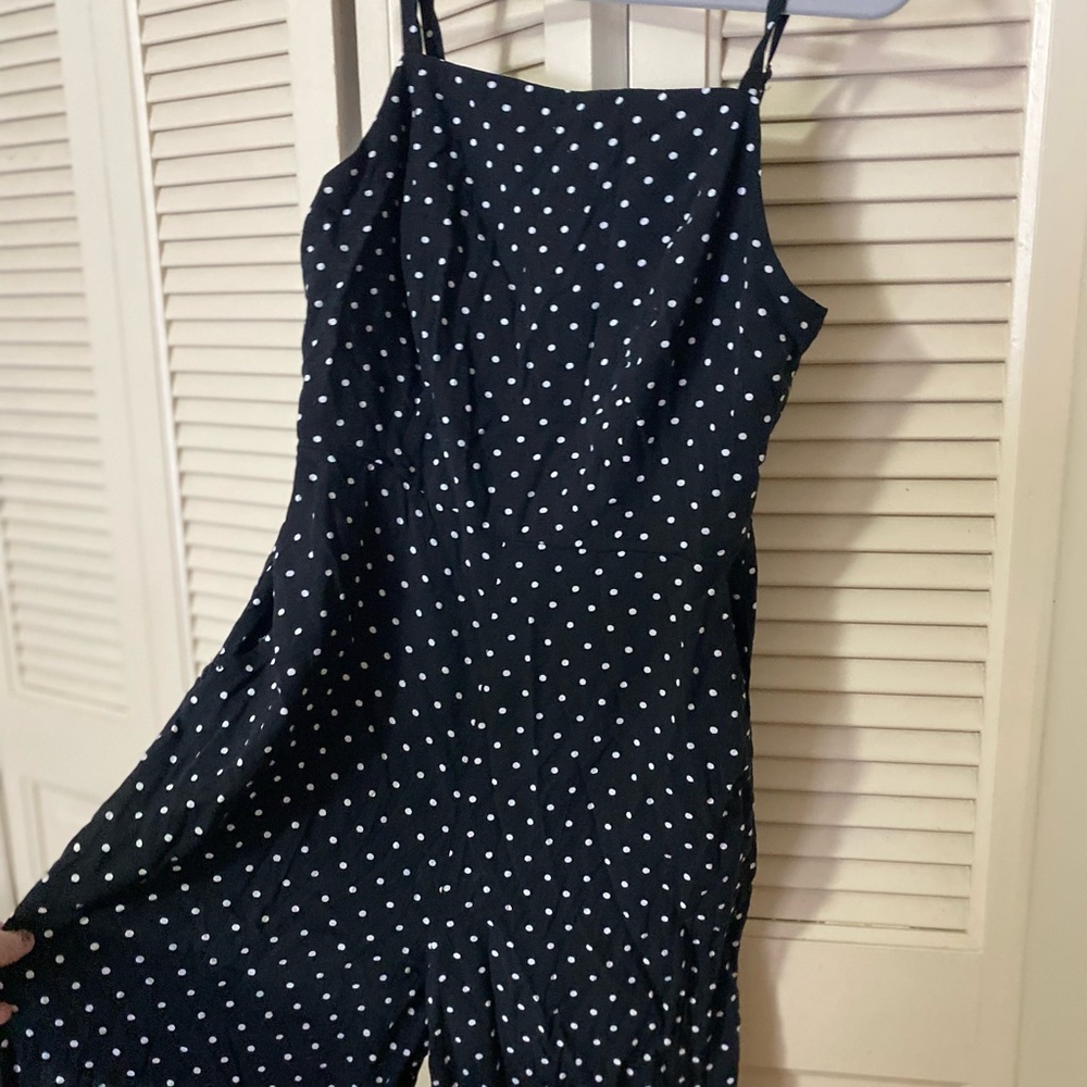 Polka Dot Black Jumpsuit